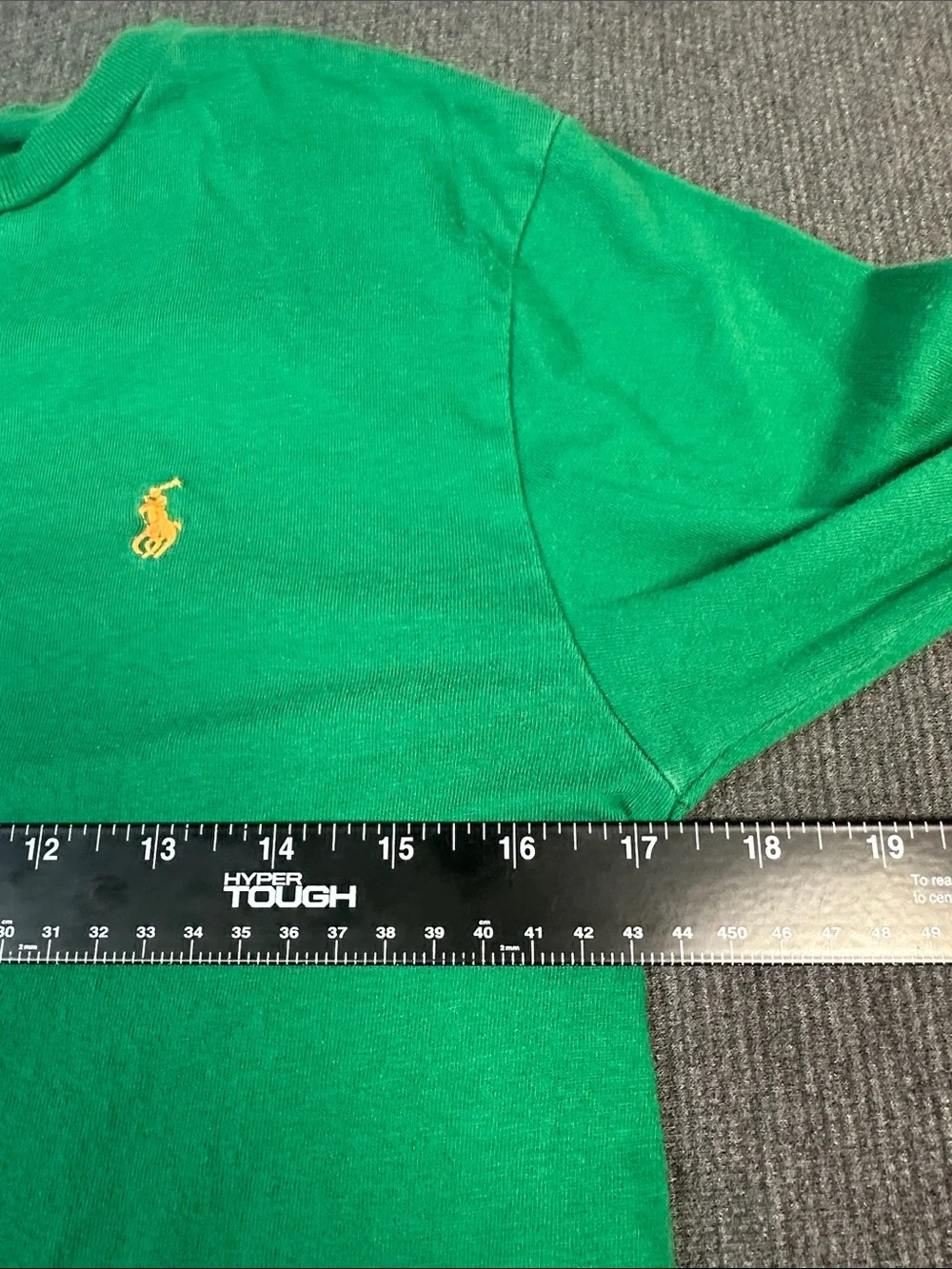 Polo Ralph Lauren Boys Size L  Green Long Sleeve Crew Neck Pony Logo T-Shirt Top